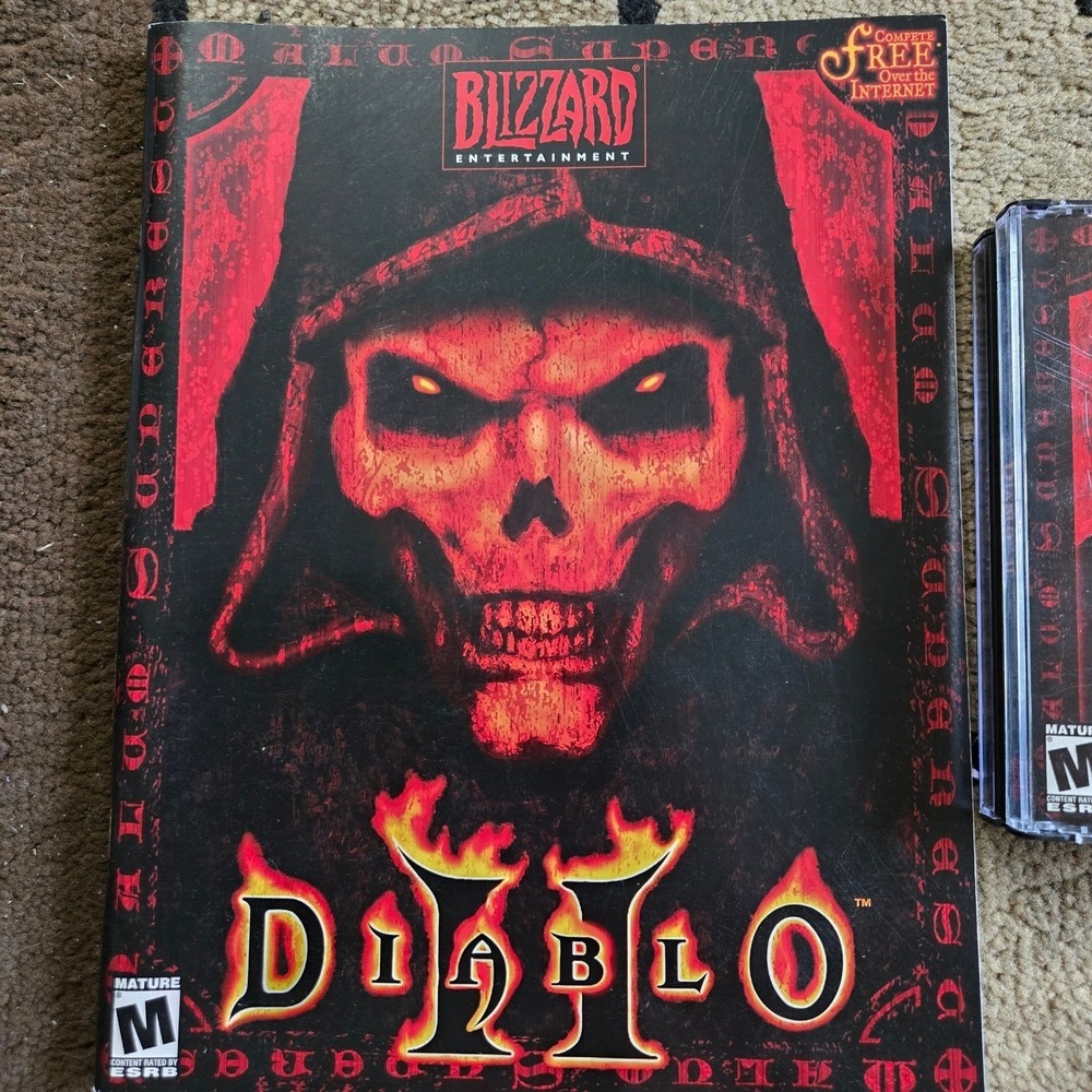Diablo II 2 & Lord of Destruction Expansion Set PC Blizzard 2000 Vintage Games